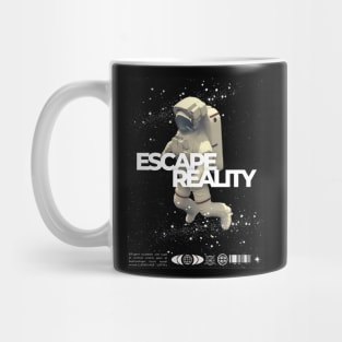 Escape Reality Abstract Space Stars Astronaut Streetwear Mug